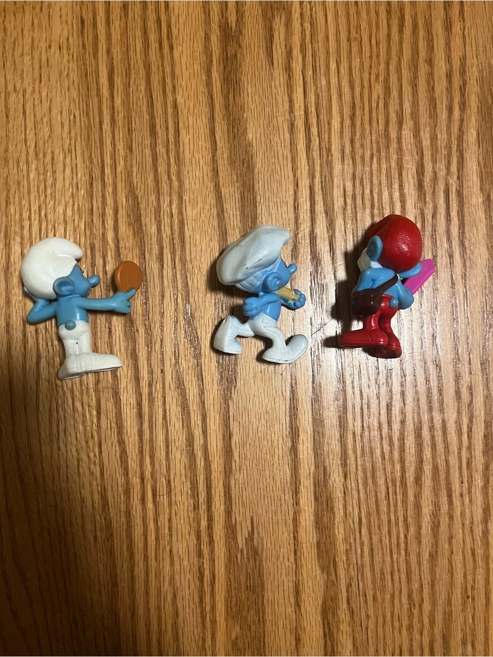 2011-13 Peyo McDonald's Happy Meal Toy Smurfs Lot Of 3